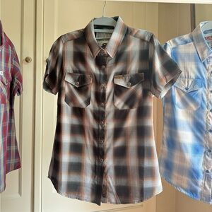 DIXXON PATINA bamboo flannel Woman’s Small 🤎🖤